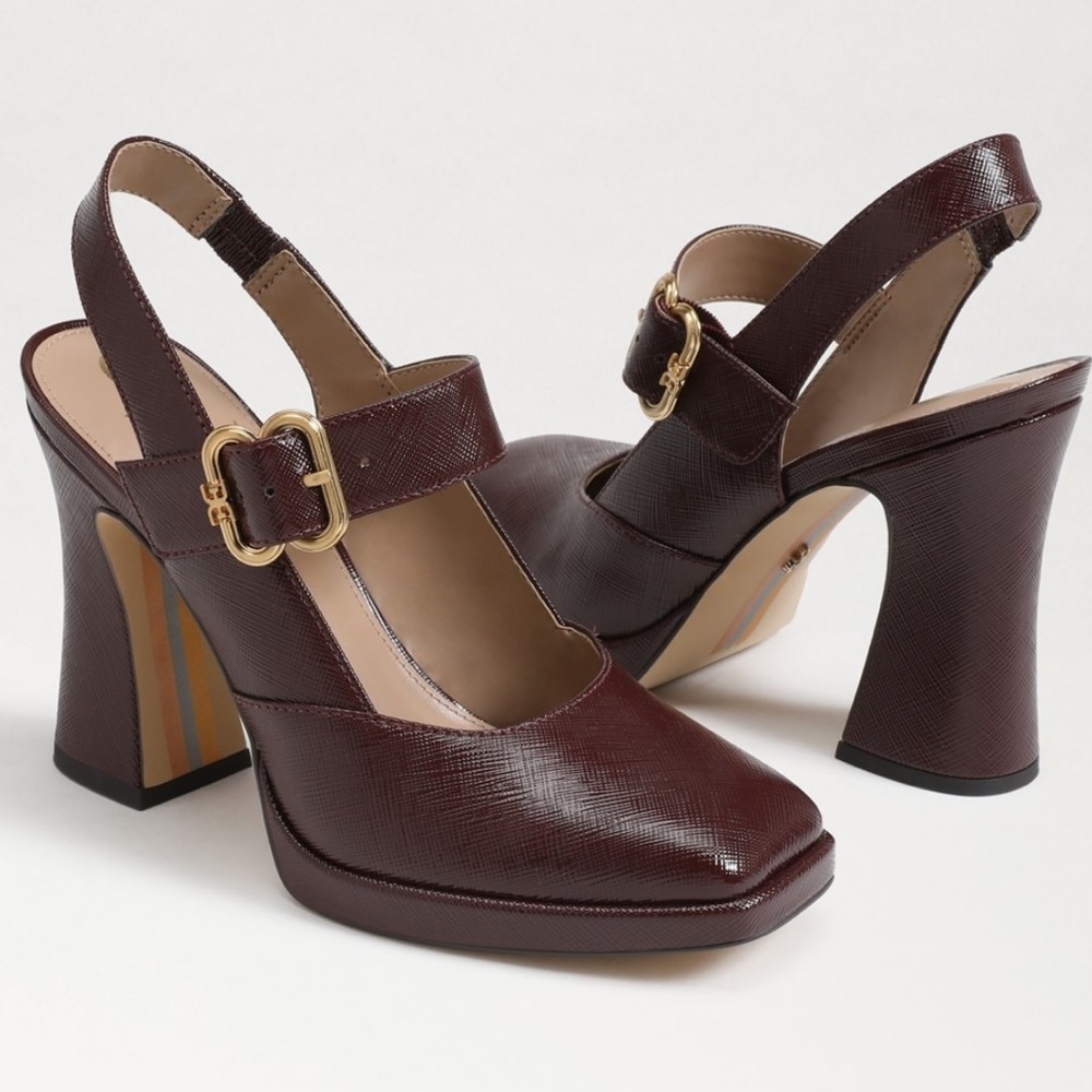 SAM EDELMAN JILDIE SLINGBACK MARY JANE PUMP SZ 9.5